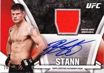 2013 Topps UFC Knockout - Fighter Relics Autographs #KAR-BS Brian Stann Front