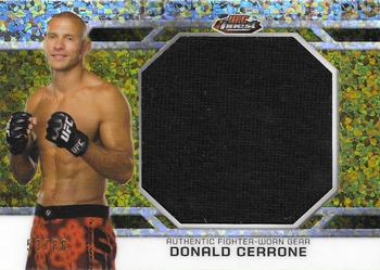 2013 Finest UFC - Finest Threads Jumbo Fighter Relics Refractors Gold #JFT-DC Donald Cerrone Front