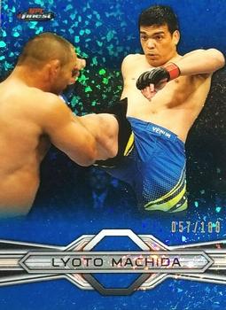 2013 Finest UFC - Refractors Blue #31 Lyoto Machida Front