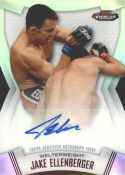 2012 Finest UFC - Autographs #A-JE Jake Ellenberger Front