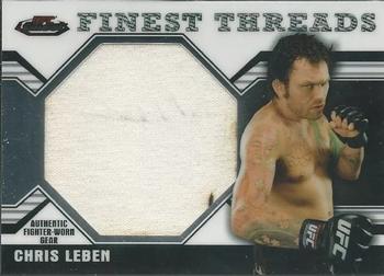 2011 Finest UFC - Finest Threads Jumbo Fighter Relics #JR-CL Chris Leben Front