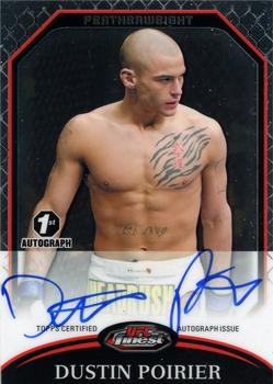 2011 Finest UFC - Autographs #A-DP Dustin Poirier Front