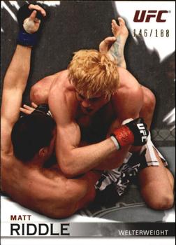 2010 Topps UFC Knockout - Silver #97 Matt Riddle Front