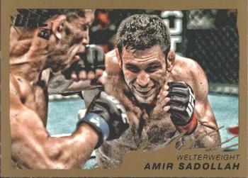 2011 Topps UFC Moment of Truth - Gold #18 Amir Sadollah Front
