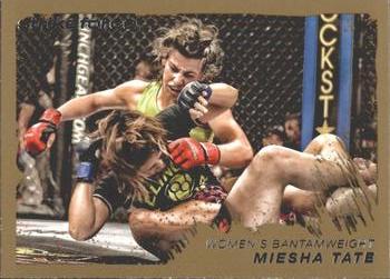 2011 Topps UFC Moment of Truth - Gold #129 Miesha Tate Front