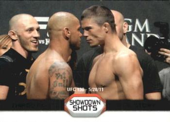 2011 Topps UFC Moment of Truth - Showdown Shots Duals Onyx #SS-AS Thiago Alves / Rick Story Front