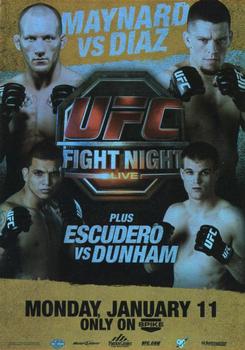 2010 Topps UFC - Fight Poster Review #FPR-UFN20 UFC Fight Night 20 Front