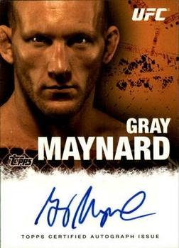 2010 Topps UFC - Autograph #FA-GM Gray Maynard Front