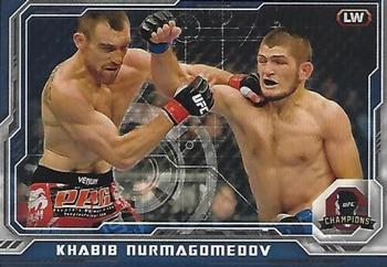 2014 Topps UFC Champions - Blue #87 Khabib Nurmagomedov Front