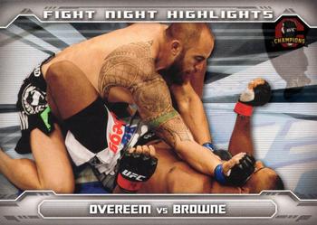 2014 Topps UFC Champions - Fight Night Highlights #FNH-TB Travis Browne Front