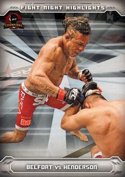 2014 Topps UFC Champions - Fight Night Highlights #FNH-VB Vitor Belfort Front