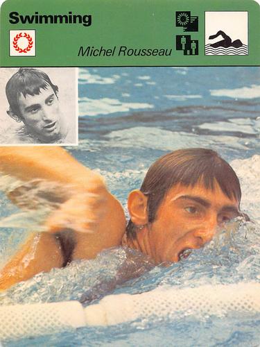 1977-79 Sportscaster Series 1 #01-08 Michel Rousseau Front