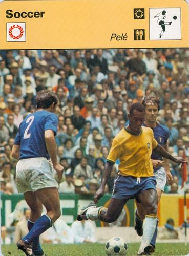 1977-79 Sportscaster Series 1 #01-17 Pele Front