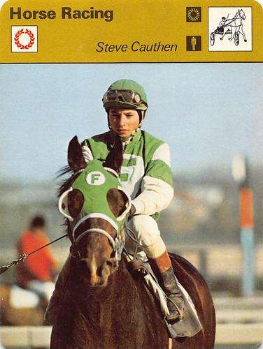 1977-79 Sportscaster Series 11 #11-23 Steve Cauthen Front