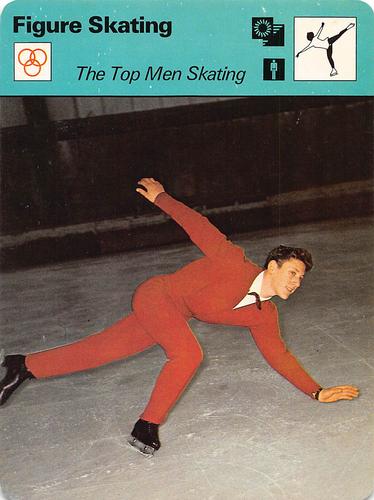 1977-79 Sportscaster Series 13 #13-23 The Top Men Skating Front