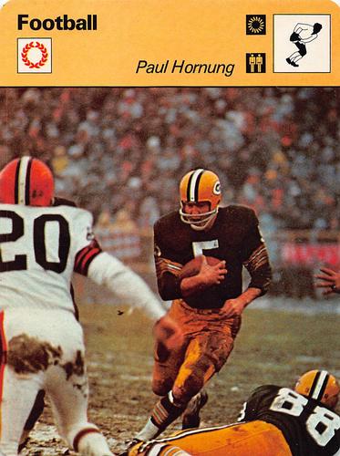 1977-79 Sportscaster Series 16 #16-12 Paul Hornung Front