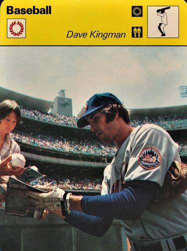 1977-79 Sportscaster Series 27 #27-21 Dave Kingman Front