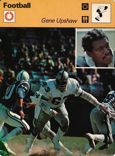 1977-79 Sportscaster Series 33 #33-22 Gene Upshaw Front