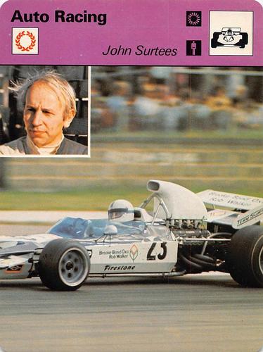 1977-79 Sportscaster Series 50 #50-23 John Surtees Front