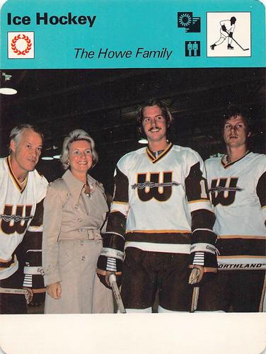 1977-79 Sportscaster Series 63 #63-09 The Howe Family Front