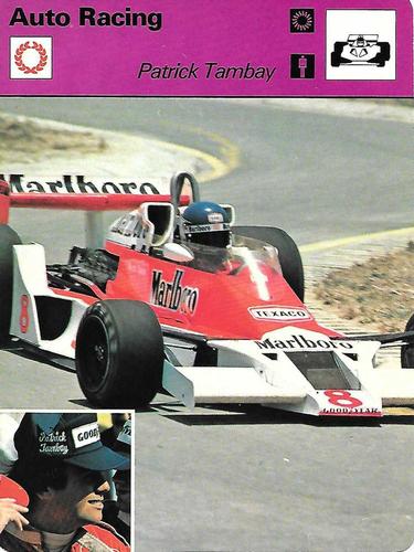 1977-79 Sportscaster Series 68 #68-17 Patrick Tambay Front