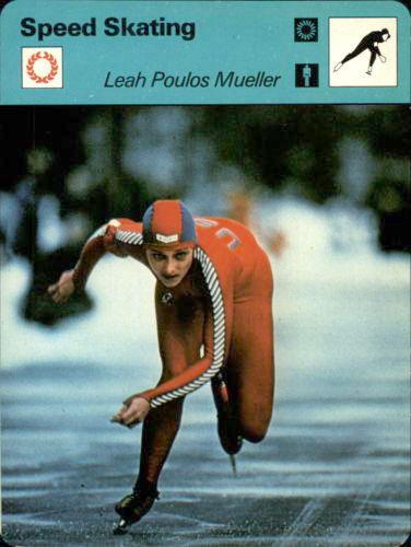 1977-79 Sportscaster Series 80 #80-05 Leah Poulos-Mueller Front