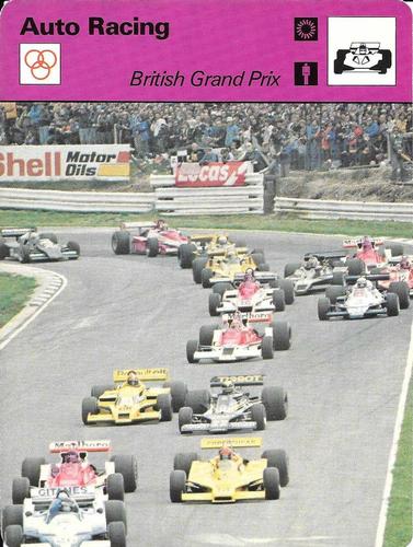 1977-79 Sportscaster Series 82 #82-18 British Grand Prix Front