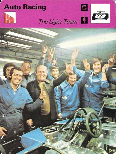1977-79 Sportscaster Series 82 #82-10 The Ligier Team Front