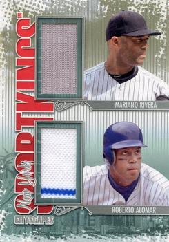 2013 Sportkings Series F - Cityscapes Double Silver #CSD-06 Mariano Rivera / Roberto Alomar Front