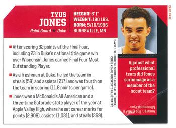 2015 Sports Illustrated for Kids #432 Tyus Jones Back