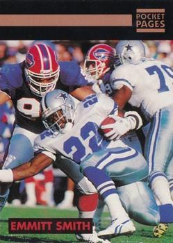 1992-94 Pocket Pages Cards #35 Emmitt Smith Front