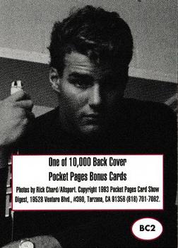 1992-94 Pocket Pages Cards - Bonus #BC2 Eric Lindros Back