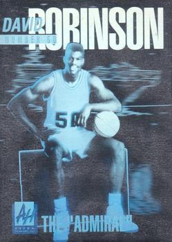 1991 Arena Holograms - Signature Series #5 David Robinson Front