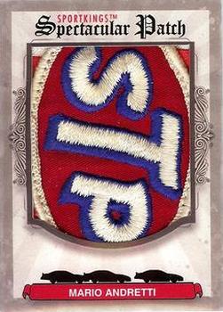 2012 Sportkings Series E - Spectacular Patch #SP-25 Mario Andretti Front