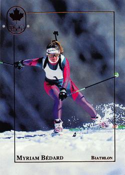 1992 BNA Canadian Winter Olympic Medal Winners #44 Myriam Bedard Front