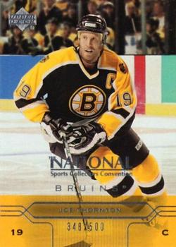 2004 Upper Deck National Convention #TN15 Joe Thornton Front