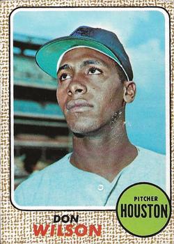 1968 Topps Milton Bradley Win-A-Card #77 Don Wilson Front