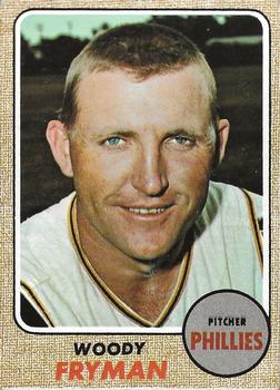 1968 Topps Milton Bradley Win-A-Card #112 Woody Fryman Front