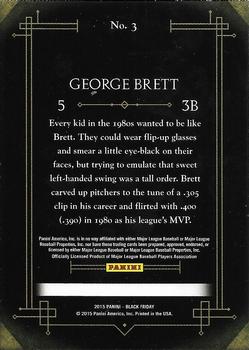 2015 Panini Black Friday - Panini Collection #3 George Brett Back