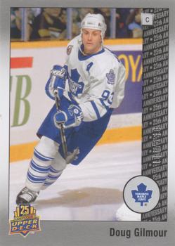 2014 Upper Deck 25th Anniversary - Silver Celebration #93 Doug Gilmour Front