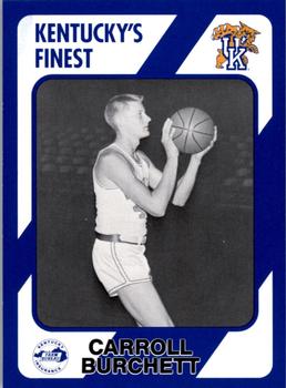 1989-90 Collegiate Collection Kentucky Wildcats #16 Carroll Burchett Front