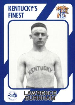 1989-90 Collegiate Collection Kentucky Wildcats #295 Lawrence Burnham Front