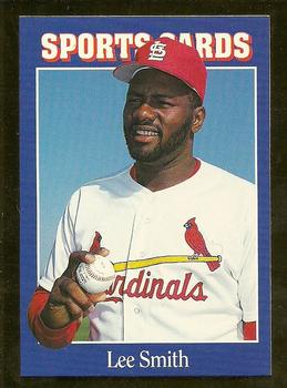 1991 Allan Kaye's Sports Cards News Magazine - Standard-Sized 1992 #129 Lee Smith Front
