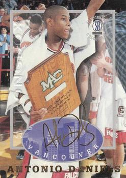 1997-98 Score Board Autographed Collection - Strongbox #47 Antonio Daniels Front