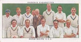 1937 Ogden's Champions of 1936 #15 Derbyshire C.C.C. Front