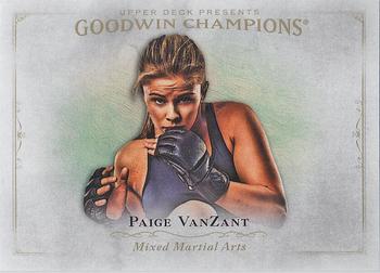 2016 Upper Deck Goodwin Champions #74 Paige VanZant Front
