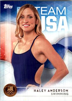 2016 Topps U.S. Olympic & Paralympic Team Hopefuls - Bronze #23 Haley Anderson Front