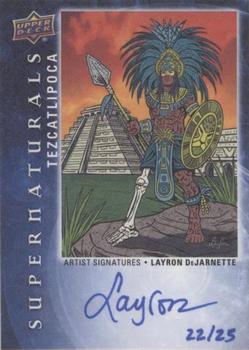 2016 Upper Deck Goodwin Champions - The Supernaturals Artist Autographs #1 Tezcatlipoca Front