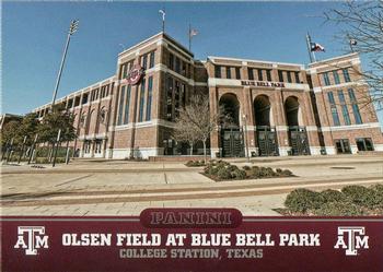 2015 Panini Texas A&M Aggies #8 Olsen Field at Bluebell Park Front