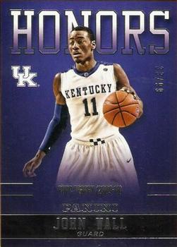 2016 Panini Kentucky Wildcats - Honors Silver #JW-UK John Wall Front